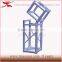 Aluminum stage truss system with wings