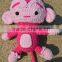 Wholesale cute crochet baby toys handmade stuffed animal toys monkey crochet toys