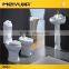 White color ceramic washdown two piece toilet/pedestal basin/bidet for hot sale