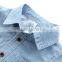 New design fashion cotton casual long sleeve boy fancy shirt jeans kids 2016
