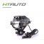 HTAUTO Motorcycle Accessories Headlight Led Angel Eyes Driving Light Running Light with High beam Low Beam Blasting Flash