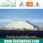 15x30m Aluminium Frame White PVC Fabric Curve Shape Marquee Tent