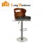 LB-5003-5 2015 New design PU cushion wooden bar stools chair
