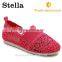 wholesale lovely pattern handmade girl crochet knitting shoes