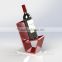 luxury custom bottle glorifier,wine display stand,acrylic wine bottle holder with logo