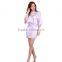 5 colors available cheap Women Bridesmaid Short Satin Kimono Bath Robes Wholesale
