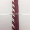 woven burgundy rope trim flange braided piping cord tape