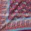 Red color printed quilts / Cotton voile soft quilts cover / Sanganeri printed indian quilts
