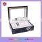 Quality Plexiglass Window Wooden Luxury 8 Watches Box For Display