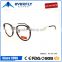 2016 New collection design brand fashion acetate metal mixed optical frames with factory price