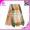 Multi color peach/green/brown CCL-0097 fashion newest african wedding lace