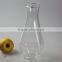 1L china manufacturer hot sale good quality high borosilicate glass hand made clear vase shape decorative water pitcher
