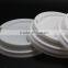 Wholesale Disposable white plastic flat lids with a hole