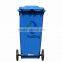 120 liter pure HDPE rattan waste can k-mart wholesale plastic trash bin rain bonnet