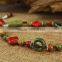 Weian 2016 Hot sales Ethnic style ceramic long necklace