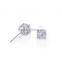 Fashion High Quality Round Cubic Zirconia Stud Earrings
