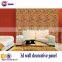 Eco-friendly 3d effect wood decorative wall panel for interior wall and ceiling decoration fireproof melamine laminate panel