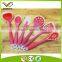 2016 new design heat resistant silicone nylon kitchen utensil set