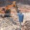 Beilite top 40-55 ton wheel excavator attachment hydraulic rock breaking equipment