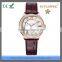 FS FLOWER - Men Quartz Leather Strap Watch High Quality With Diamond Set
