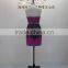 Waistband beaded black tassel polyester women dresses sexy for dancing
