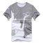 Daijun oem popular fashion black 100% polyester sublimation t shirt men