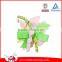 Green Ribbon Material And Kids Type Grosgrain Ribbon Bow