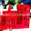 red color Notre Dame de Paris 3d handmade pop up business cards