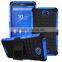 Factory directly tpu pc hybrid case for Sony Xperia E4 case with stand
