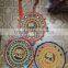 Multicolor Embroidered Handmade Cotton embroidered elephant cotton fabric hippe shoulder bag