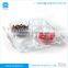 Clear Diamond Chain, Set of 4 pcs Small Bowl with Base Acrylic Serving Tray