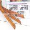 Nature color wooden suit hanger with metal flat hook