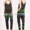 High Quality Printed Spaghetti Strap V-neckline Long Jumpsuit