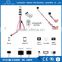 HPUSN Handheld mini 3 in 1 extendable phone selfie stick with bluetooth remote shutter