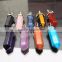 Wholesale natural colorful Point Reiki Chakra Necklace Earrings Pendant