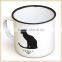 New design of promotion item Personalised Enamel Blackboard coffee Mug by SOPHIA VICTORIA JOY in stockage