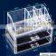 acrylic makeup storage cabinet/acrylic cosmetic lipstick drawer display/container store acrylic makeup organizer