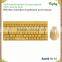 Environmental Handmade 2.4Ghz Wireless Bamboo Keyboard and Mouse Set