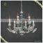 2015 new products butterfly decorative 6 heads iron candle holder candle chandelier