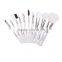 High Quality White Makeup Brush Set for Eyebrow Brush With Synthetic Hair Women Make up Brush