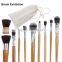 Wooden Handle Make up Brushes Professional 11pcs Makeup Brushes Set Wholesale