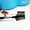 Kuulee Makeup Products wood handle top bristle brow lash comb