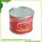 canned tomato paste in round tin