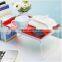 Kawachi Multifunctional notebook computer table Multifunctional dawdler desk-Red