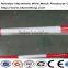 red powder coating round pipe crowd control barrier with reflective stripe for france market