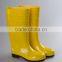 different colors available pvc injection safety boots with steel toe cap and steel midsole