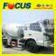 Strong performance 3m3, 4m3 mini RHD ready mix concrete truck for sale