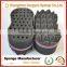 Competitive Price Black Men common used Hair Sponge Brush With Customer Logo