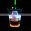 factory direct whole sale led color changing modern clear ice bucket ice cooler and holder