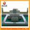 Black high polished marble modern upright headstone